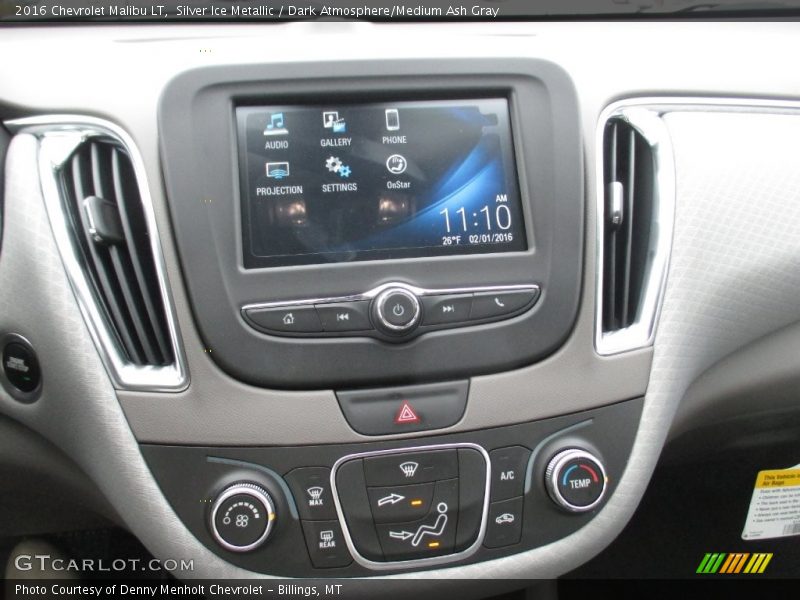 Silver Ice Metallic / Dark Atmosphere/Medium Ash Gray 2016 Chevrolet Malibu LT