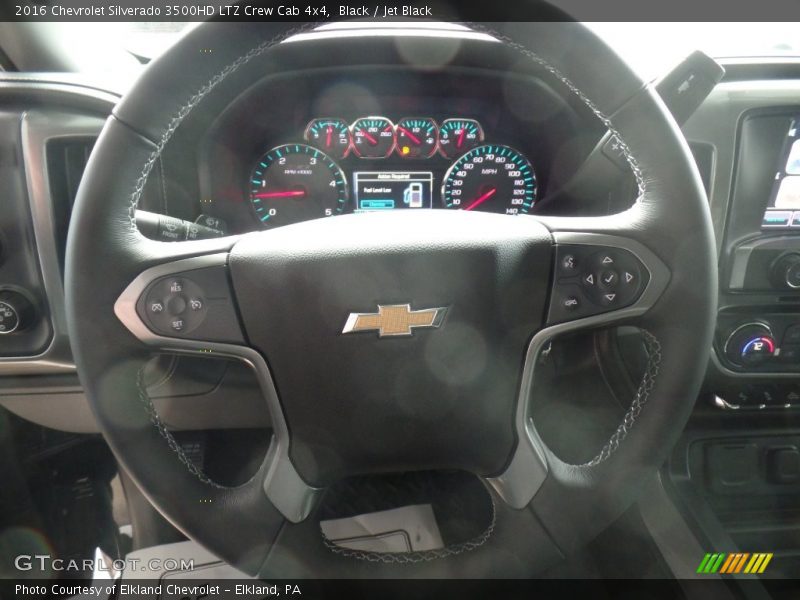 Black / Jet Black 2016 Chevrolet Silverado 3500HD LTZ Crew Cab 4x4