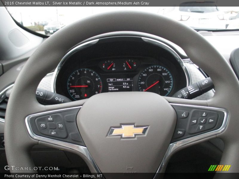 Silver Ice Metallic / Dark Atmosphere/Medium Ash Gray 2016 Chevrolet Malibu LT
