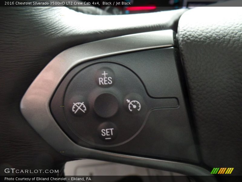Black / Jet Black 2016 Chevrolet Silverado 3500HD LTZ Crew Cab 4x4