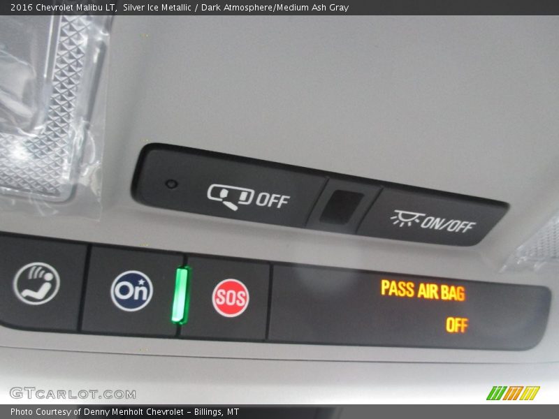 Silver Ice Metallic / Dark Atmosphere/Medium Ash Gray 2016 Chevrolet Malibu LT