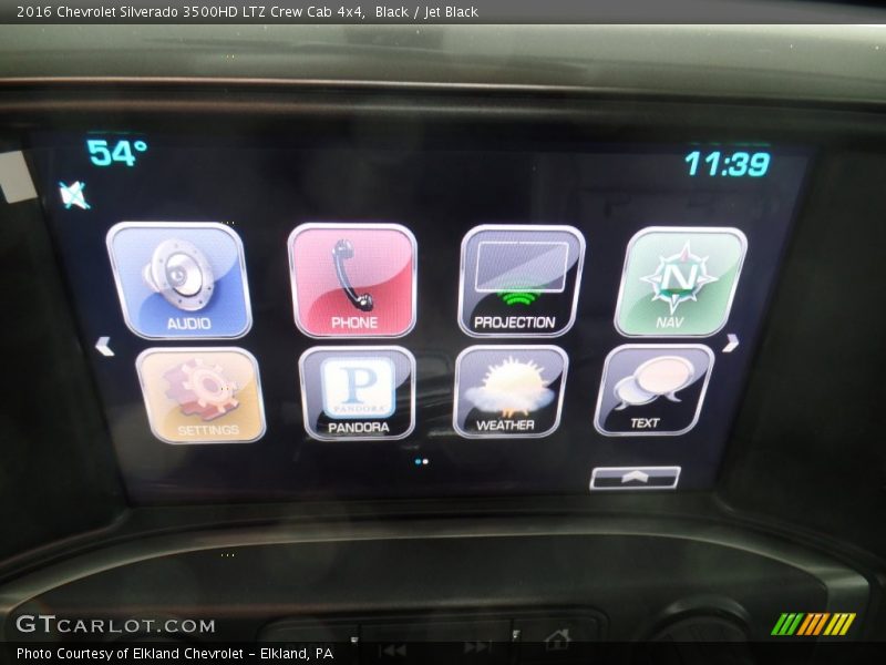 Black / Jet Black 2016 Chevrolet Silverado 3500HD LTZ Crew Cab 4x4