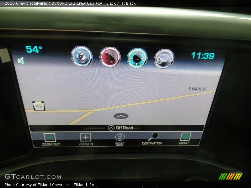 Black / Jet Black 2016 Chevrolet Silverado 3500HD LTZ Crew Cab 4x4