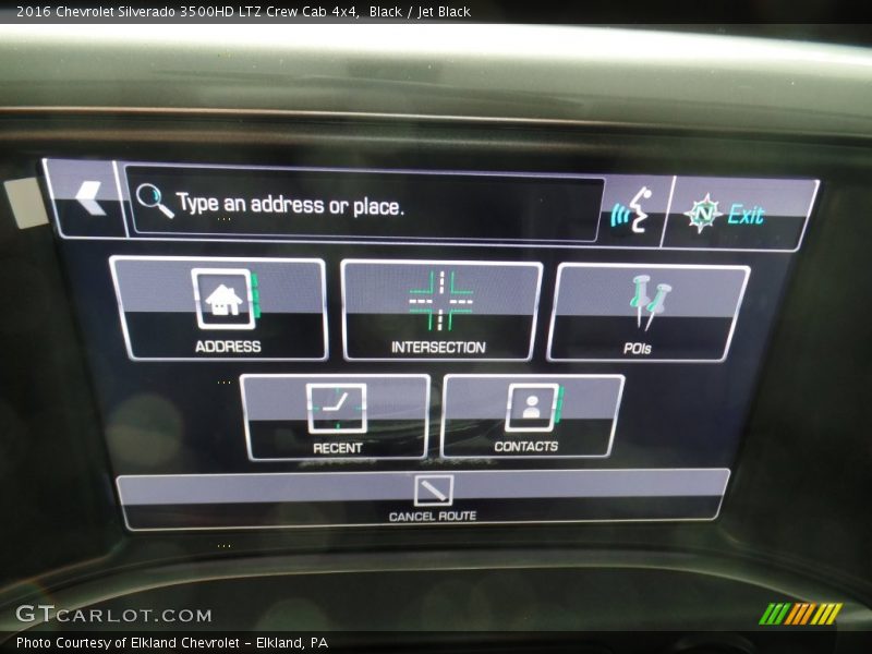 Black / Jet Black 2016 Chevrolet Silverado 3500HD LTZ Crew Cab 4x4