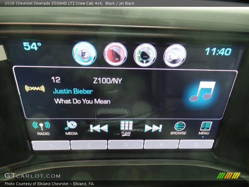 Black / Jet Black 2016 Chevrolet Silverado 3500HD LTZ Crew Cab 4x4