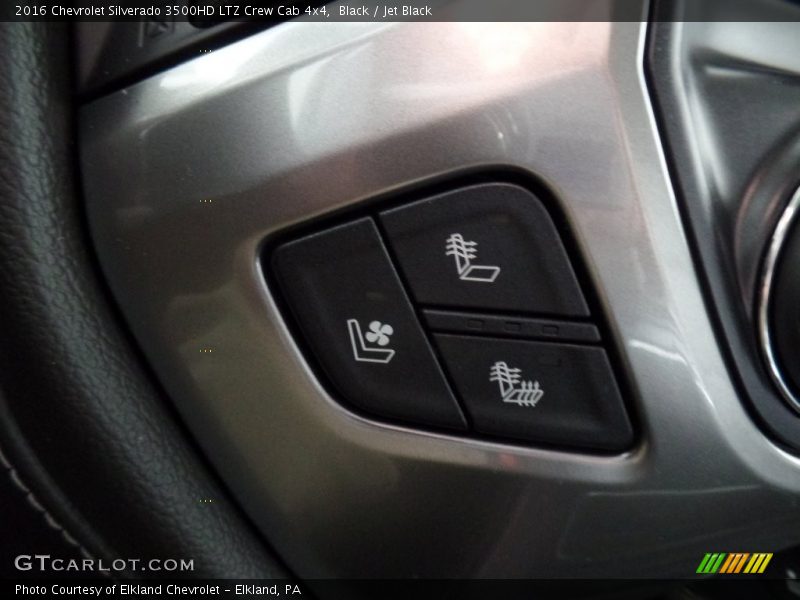 Black / Jet Black 2016 Chevrolet Silverado 3500HD LTZ Crew Cab 4x4