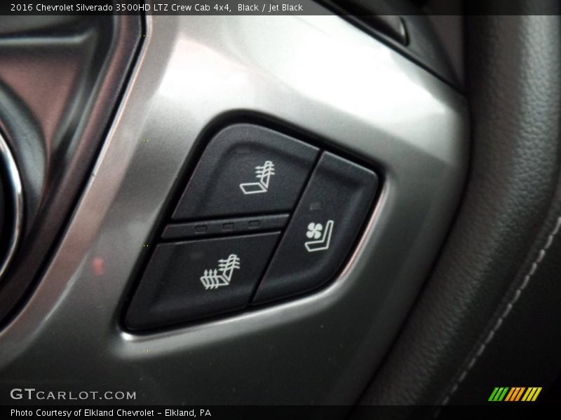 Black / Jet Black 2016 Chevrolet Silverado 3500HD LTZ Crew Cab 4x4