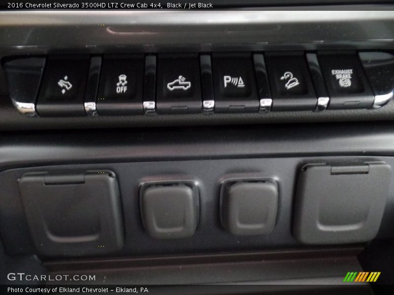 Black / Jet Black 2016 Chevrolet Silverado 3500HD LTZ Crew Cab 4x4