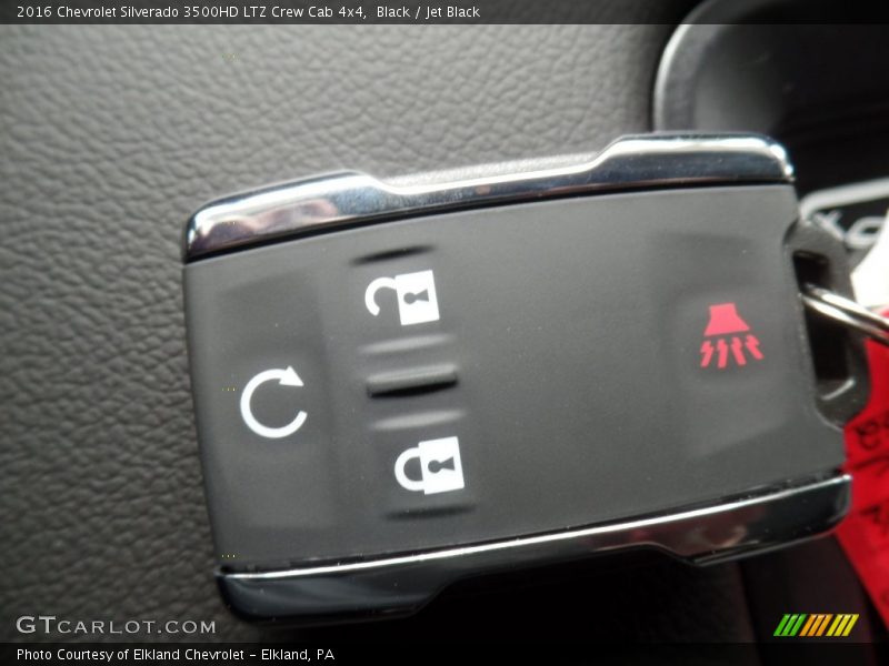 Black / Jet Black 2016 Chevrolet Silverado 3500HD LTZ Crew Cab 4x4