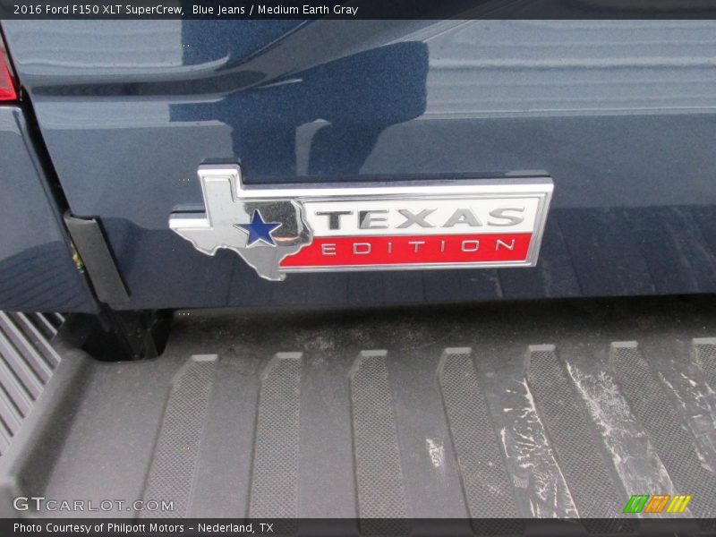 Blue Jeans / Medium Earth Gray 2016 Ford F150 XLT SuperCrew