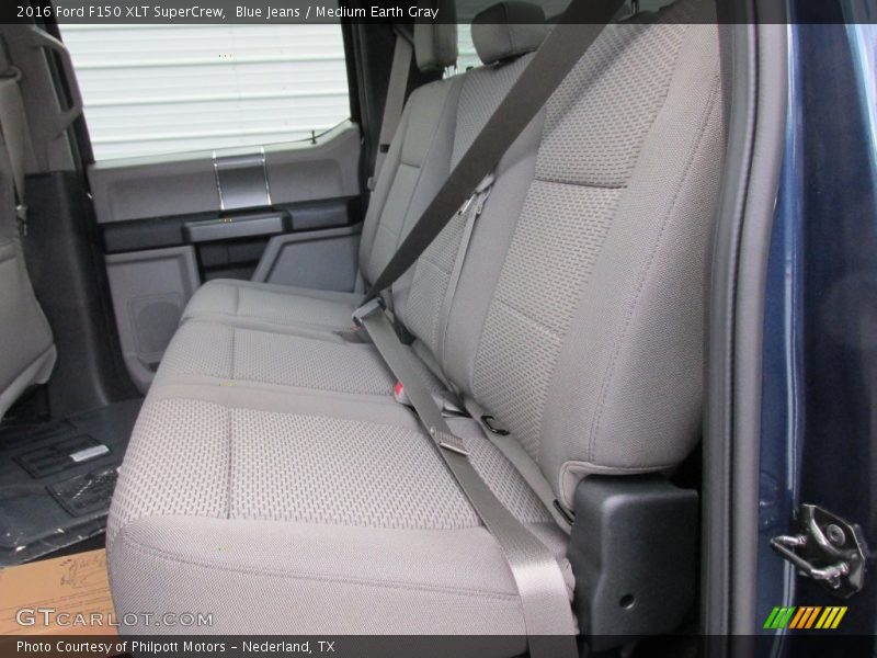 Blue Jeans / Medium Earth Gray 2016 Ford F150 XLT SuperCrew