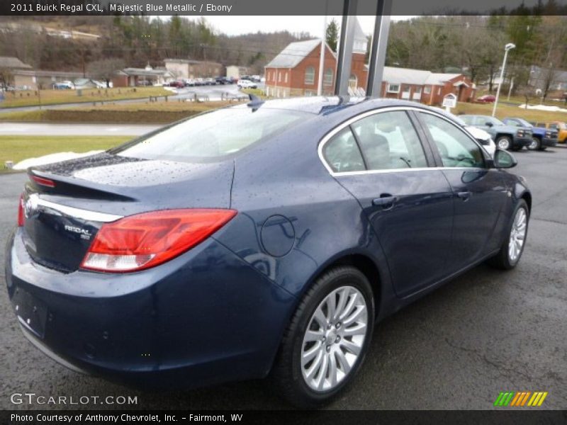 Majestic Blue Metallic / Ebony 2011 Buick Regal CXL