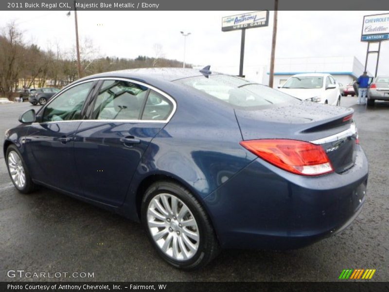 Majestic Blue Metallic / Ebony 2011 Buick Regal CXL