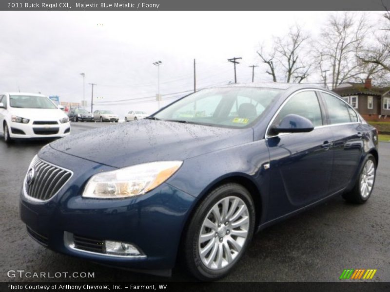 Majestic Blue Metallic / Ebony 2011 Buick Regal CXL