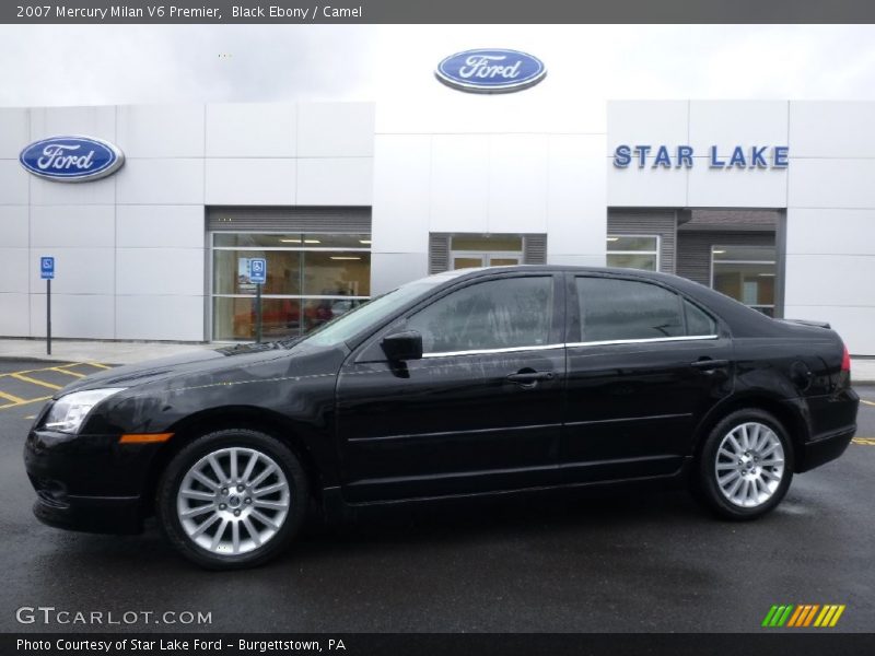 Black Ebony / Camel 2007 Mercury Milan V6 Premier