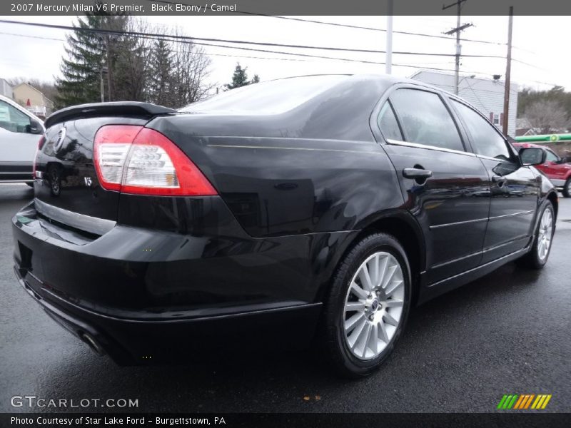 Black Ebony / Camel 2007 Mercury Milan V6 Premier