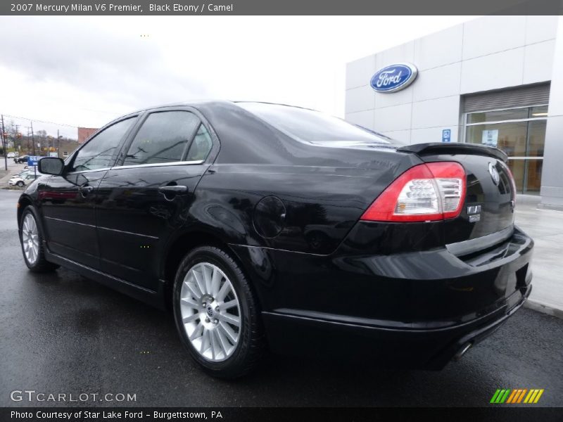 Black Ebony / Camel 2007 Mercury Milan V6 Premier