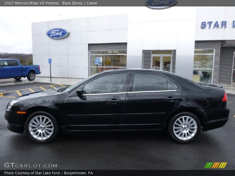 Black Ebony / Camel 2007 Mercury Milan V6 Premier