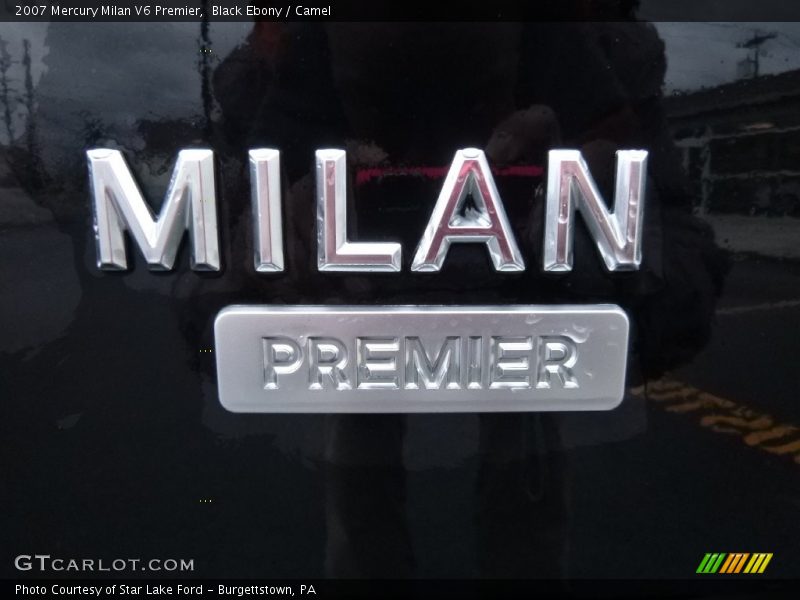 Black Ebony / Camel 2007 Mercury Milan V6 Premier
