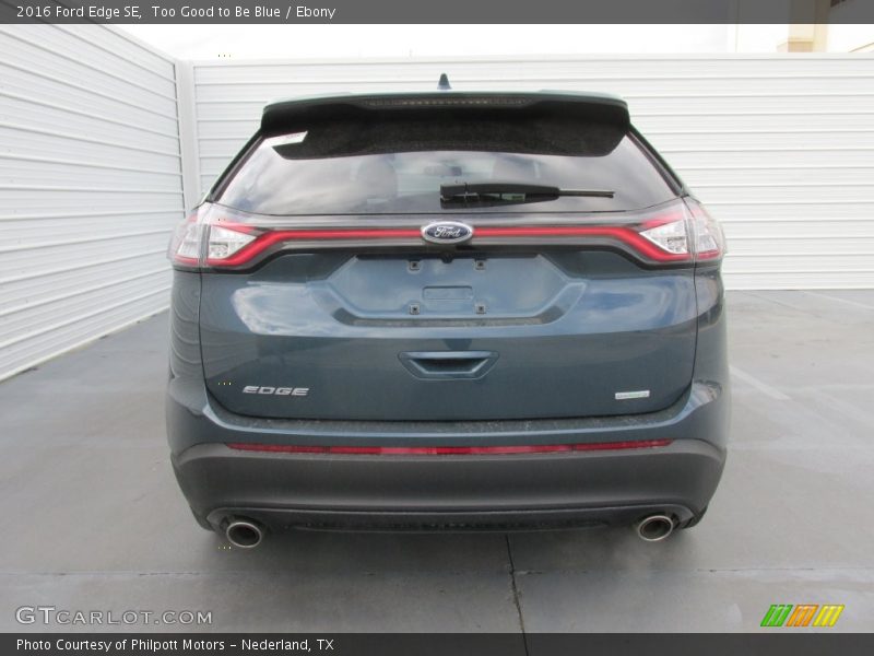 Too Good to Be Blue / Ebony 2016 Ford Edge SE