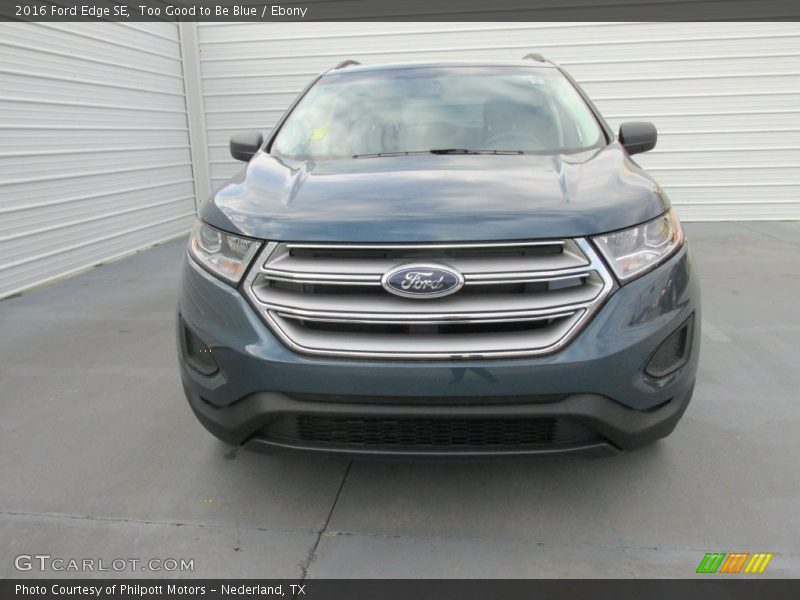 Too Good to Be Blue / Ebony 2016 Ford Edge SE