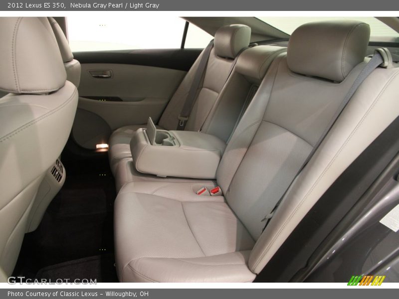 Nebula Gray Pearl / Light Gray 2012 Lexus ES 350