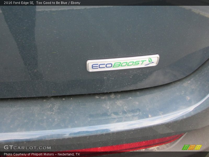 Too Good to Be Blue / Ebony 2016 Ford Edge SE