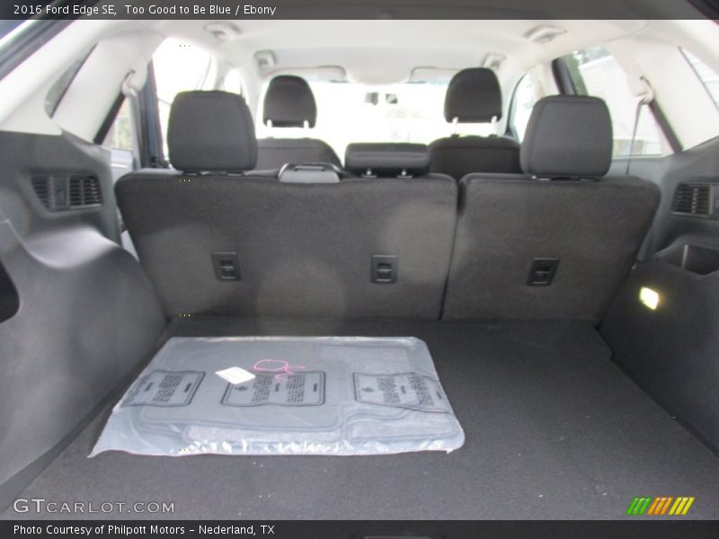 Too Good to Be Blue / Ebony 2016 Ford Edge SE