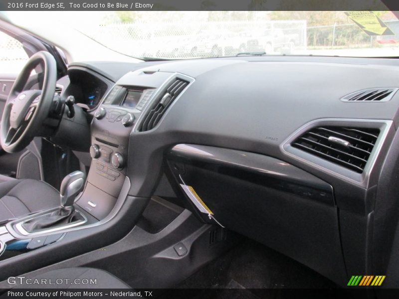 Too Good to Be Blue / Ebony 2016 Ford Edge SE
