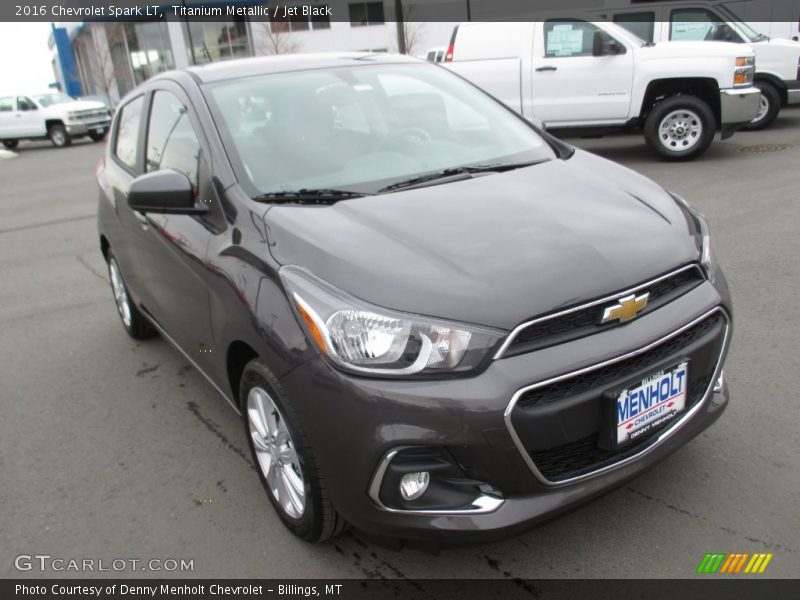 Titanium Metallic / Jet Black 2016 Chevrolet Spark LT
