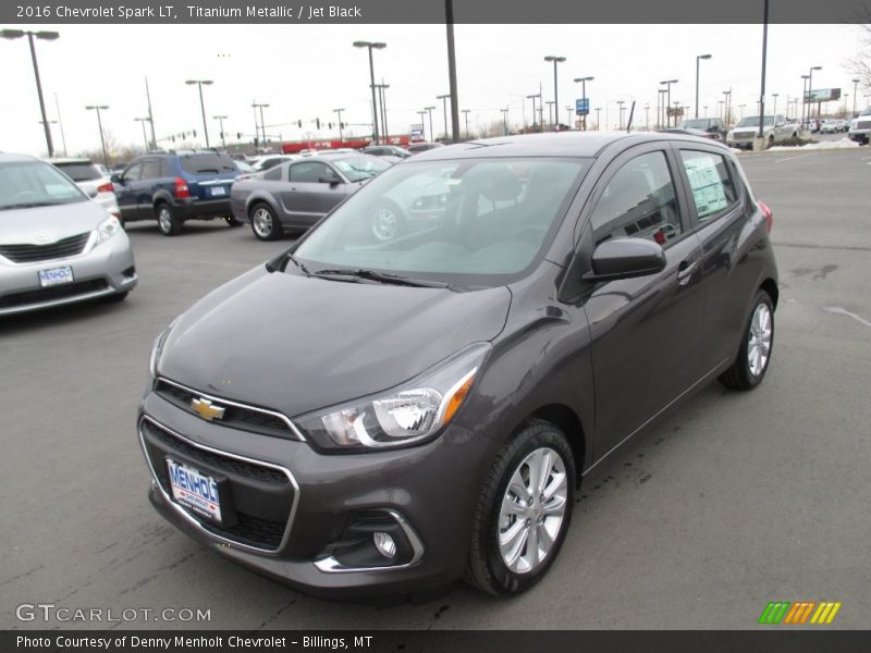 Titanium Metallic / Jet Black 2016 Chevrolet Spark LT