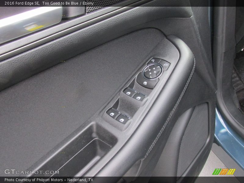Too Good to Be Blue / Ebony 2016 Ford Edge SE