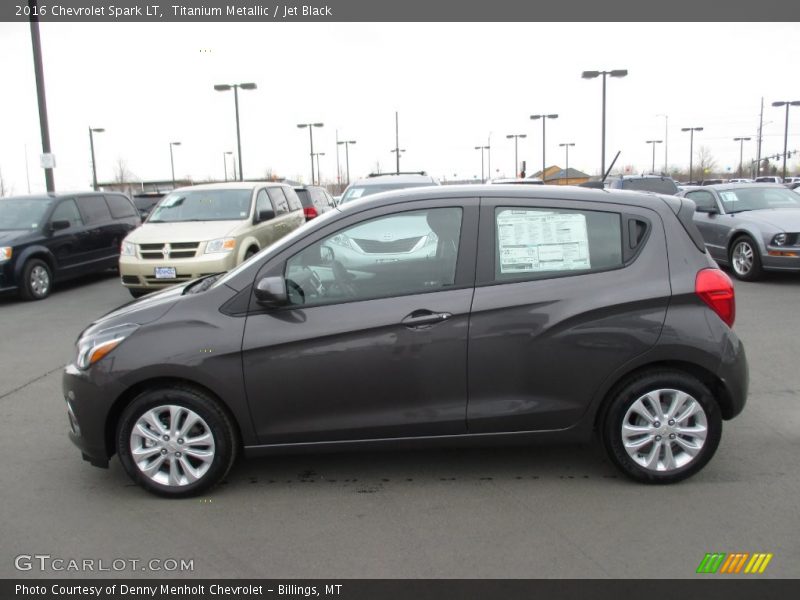 Titanium Metallic / Jet Black 2016 Chevrolet Spark LT