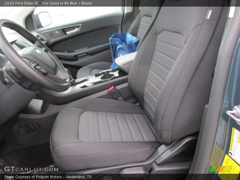 Too Good to Be Blue / Ebony 2016 Ford Edge SE