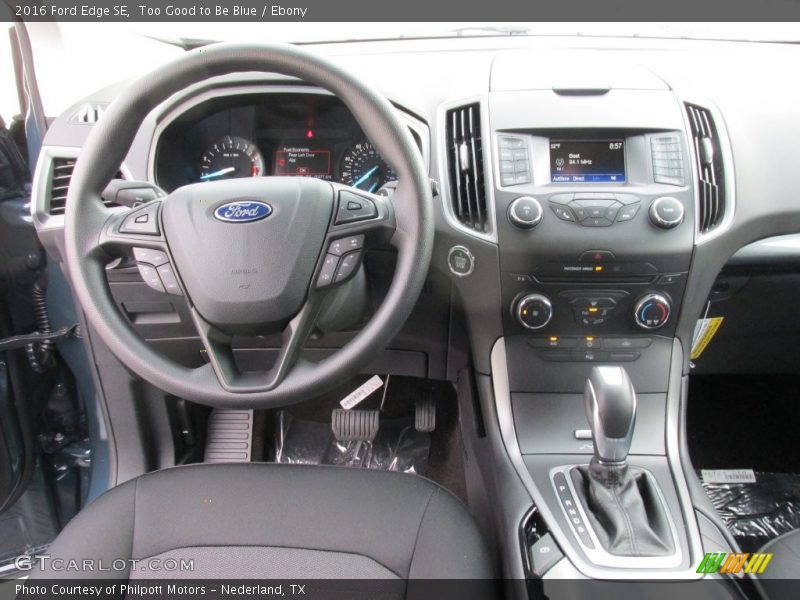Too Good to Be Blue / Ebony 2016 Ford Edge SE