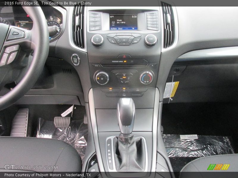 Too Good to Be Blue / Ebony 2016 Ford Edge SE