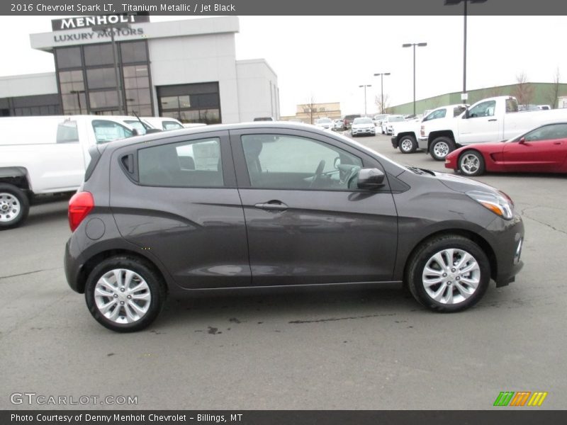 Titanium Metallic / Jet Black 2016 Chevrolet Spark LT