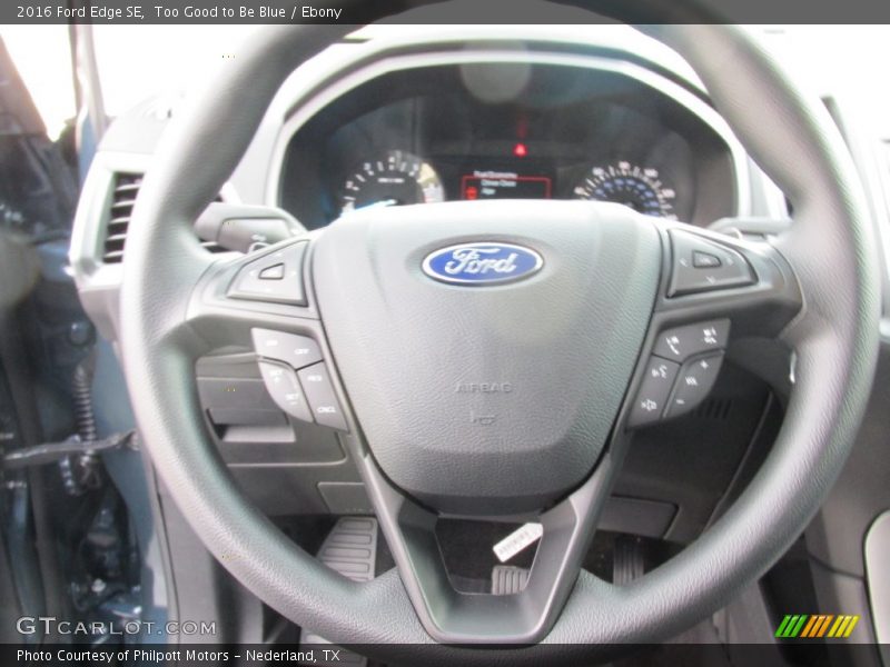 Too Good to Be Blue / Ebony 2016 Ford Edge SE