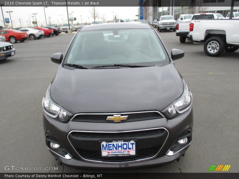 Titanium Metallic / Jet Black 2016 Chevrolet Spark LT