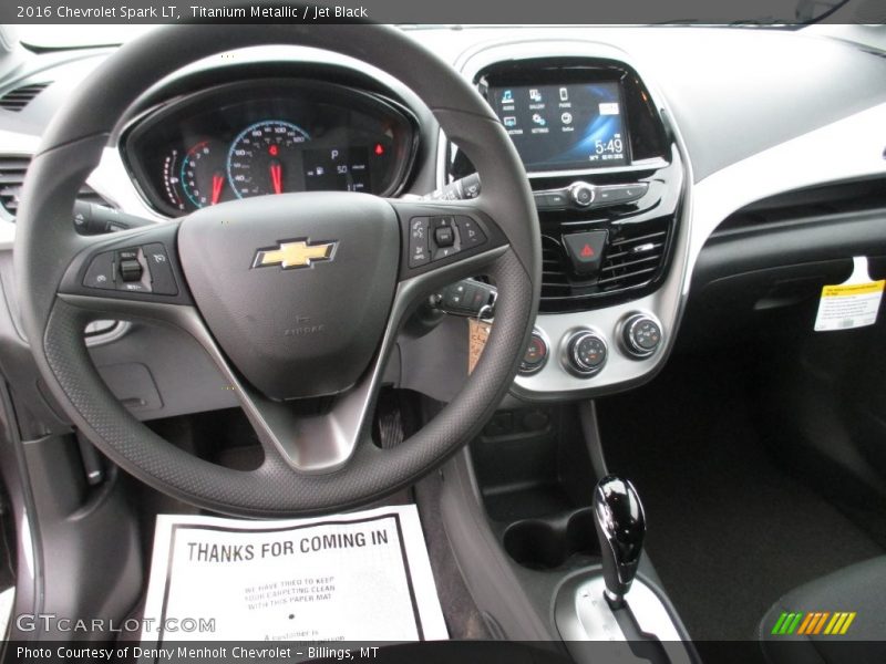 Titanium Metallic / Jet Black 2016 Chevrolet Spark LT
