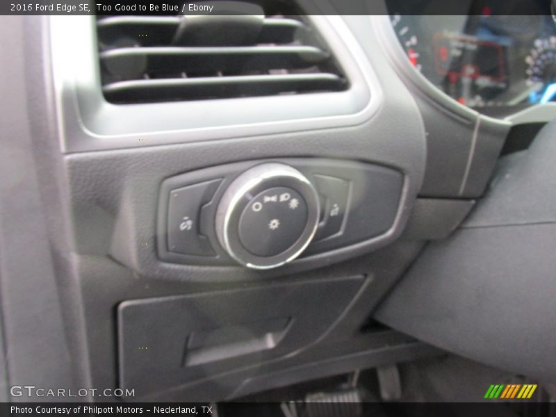 Too Good to Be Blue / Ebony 2016 Ford Edge SE