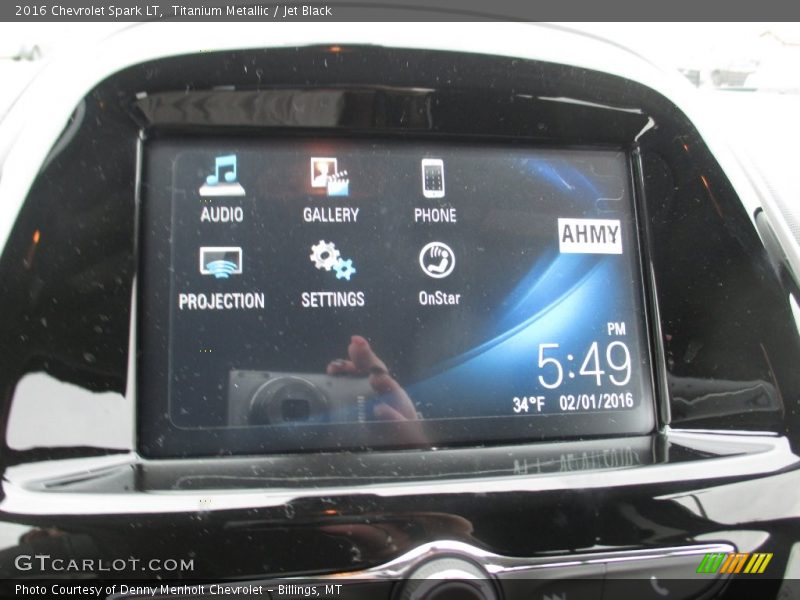Titanium Metallic / Jet Black 2016 Chevrolet Spark LT