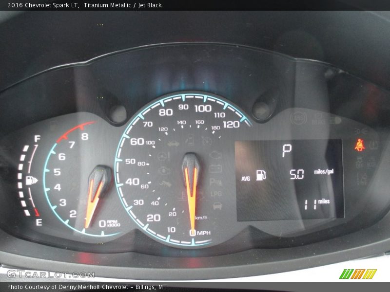 Titanium Metallic / Jet Black 2016 Chevrolet Spark LT