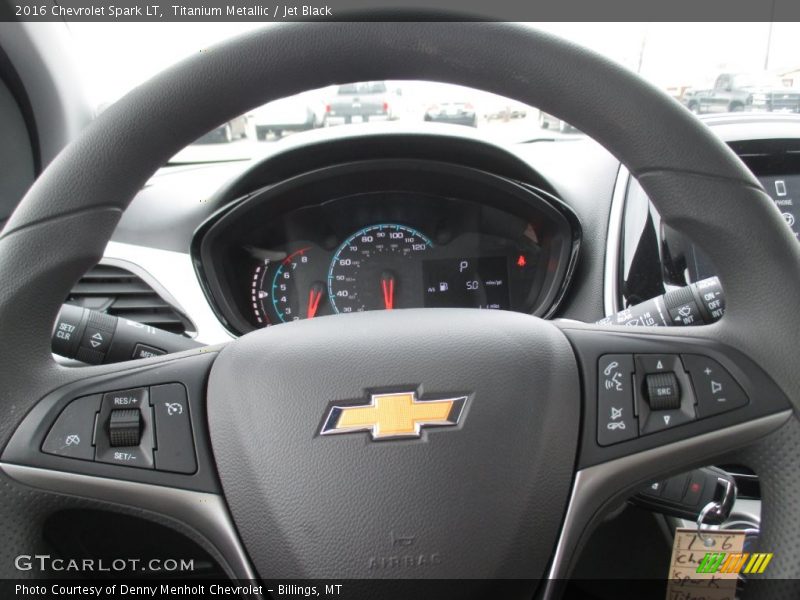 Titanium Metallic / Jet Black 2016 Chevrolet Spark LT