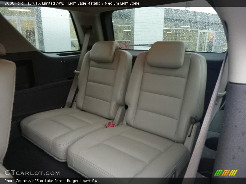 Light Sage Metallic / Medium Light Stone 2008 Ford Taurus X Limited AWD