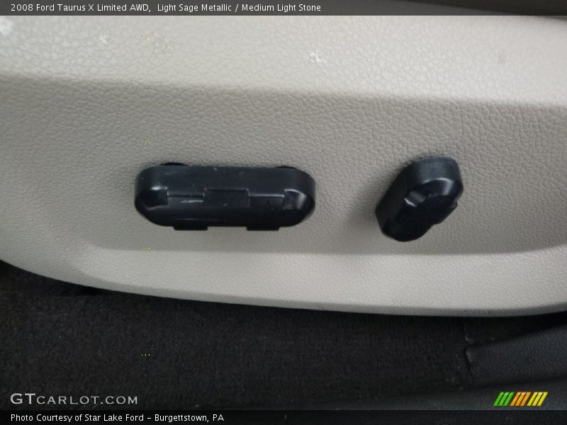 Light Sage Metallic / Medium Light Stone 2008 Ford Taurus X Limited AWD