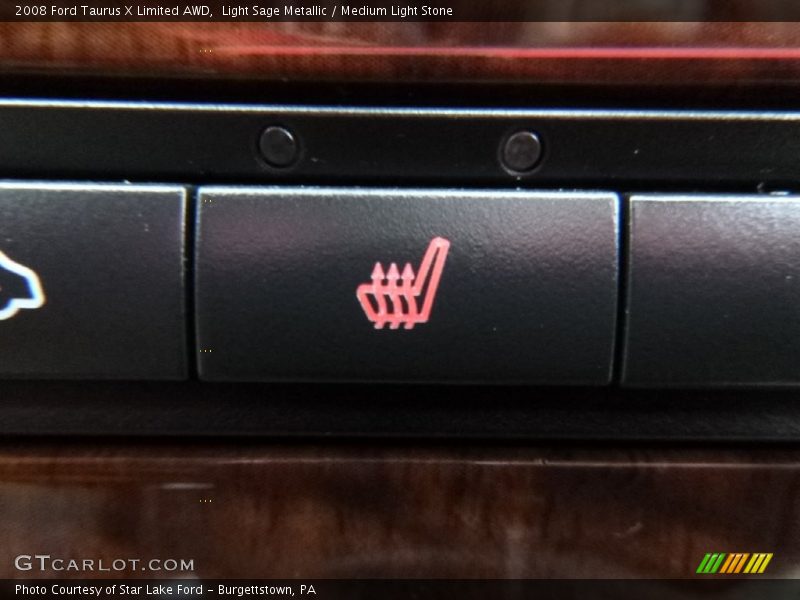 Light Sage Metallic / Medium Light Stone 2008 Ford Taurus X Limited AWD