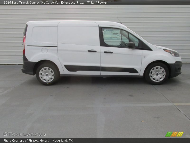 Frozen White / Pewter 2016 Ford Transit Connect XL Cargo Van Extended