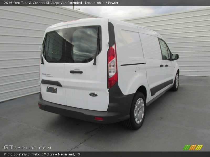 Frozen White / Pewter 2016 Ford Transit Connect XL Cargo Van Extended