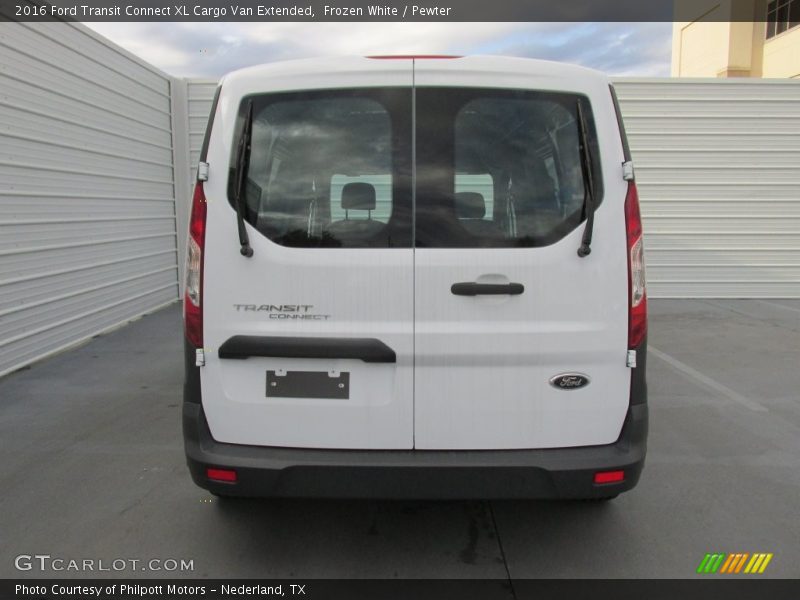 Frozen White / Pewter 2016 Ford Transit Connect XL Cargo Van Extended